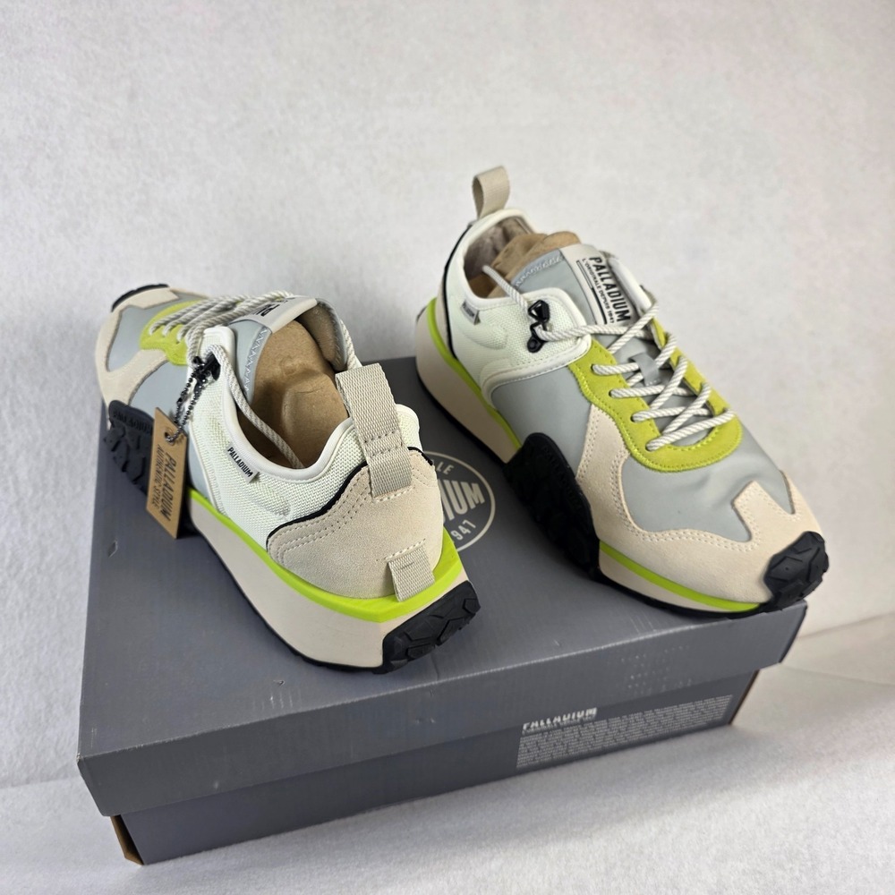 Palladium Troop Runner Sneakers Men's 10 Women's 11.5 Cream White‎ Black  NIB - Picture 4 of 8